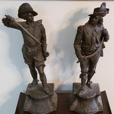 2 Musketeer Sculptures