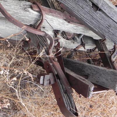 LOT 90  WAGON WHEELS