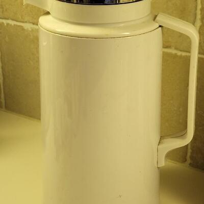 Lot 28: Thermos and (2) Coffee Carafes
