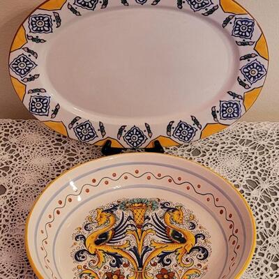 Lot 46: Deruta Ceramic Bowl and SHM 18