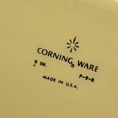 Lot 51: Corning Ware (2) Covered Dishes and a Pie Plate