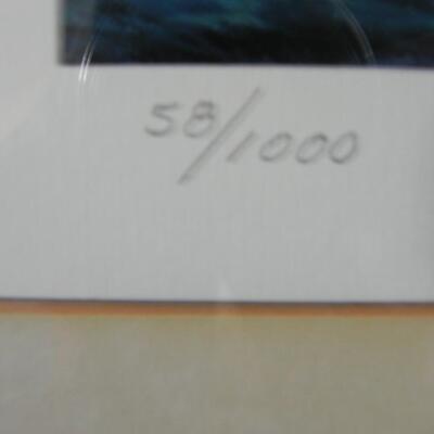 LOT 192  FRAMED LIMITED ARTWORK