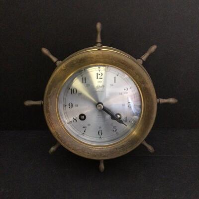 C677 SCHATZ Brass Ship Clock Lot