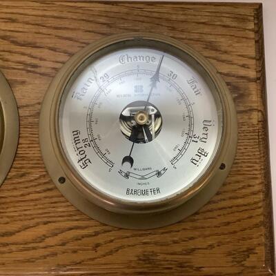 C - 632. Bey-Berkeley International Quartz/Barometer & Clock