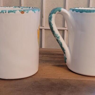 Lot 76: (2) Coffee Cups made in Italy