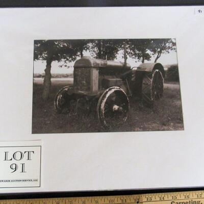 Large Tractor Photograph Picture, Unframed