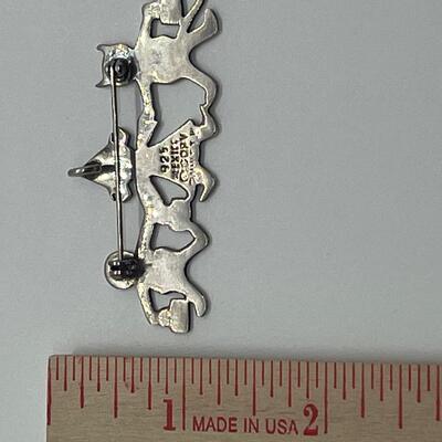 Lot 123: 925 Mexico Sombrero Pendant/Charm & 925 Mexico Halloween Trick-or-Treaters Pendant/Brooch