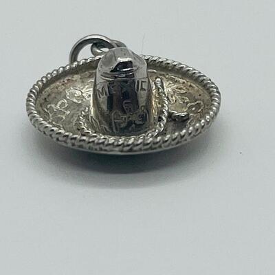 Lot 123: 925 Mexico Sombrero Pendant/Charm & 925 Mexico Halloween Trick-or-Treaters Pendant/Brooch