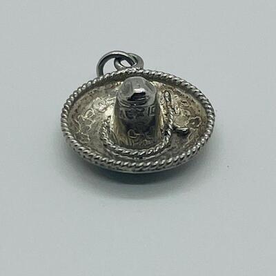 Lot 123: 925 Mexico Sombrero Pendant/Charm & 925 Mexico Halloween Trick-or-Treaters Pendant/Brooch
