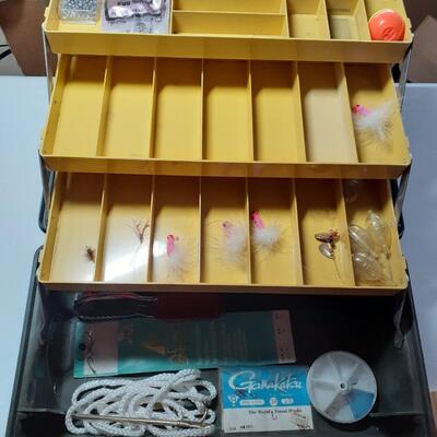 Trophy tackle box with some tackle