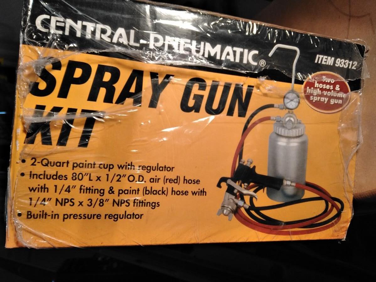 LOT 111 CENTRAL PNEUMATIC SPRAY GUN KIT