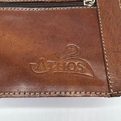 ATHOS ~ Brown Leather Purse