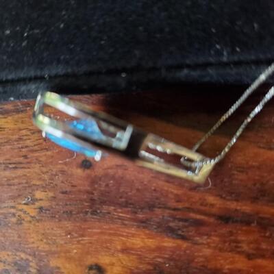 Topaz, Diamond, 14K Gold Chain