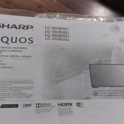 LOT 196  SHARP 46" FLAT SCREEN