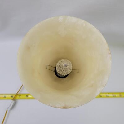 DECORATIVE RESIN SHADE TABLE LIGHT