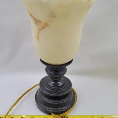 DECORATIVE RESIN SHADE TABLE LIGHT