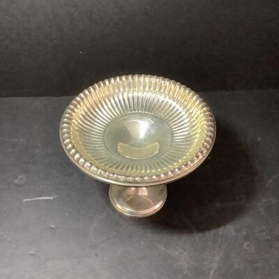 B - 637. Weighted Sterling Silver Pedestal Dish Revere Silver Smith