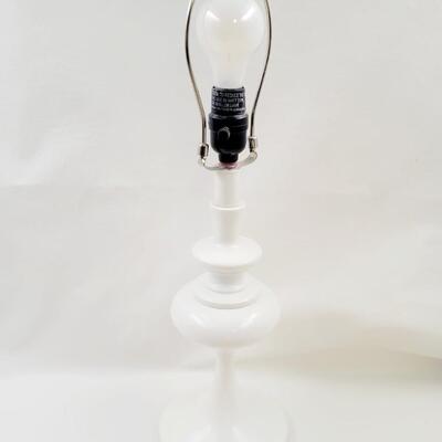 CUTE PINK & WHITE POODLE DOG TABLE LAMP