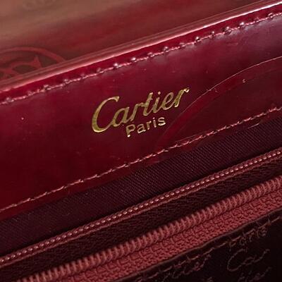 CARTIER PARIS ~ Deep Red Leather Purse