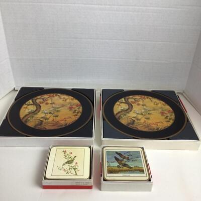 C689 Pimpernel Chinese Placemats & Coasters