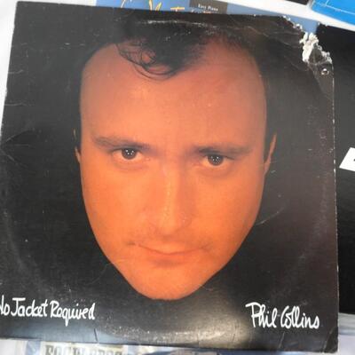 13 pc Music Book and Vinyls, Whitney Houston -to- No Jacket Required