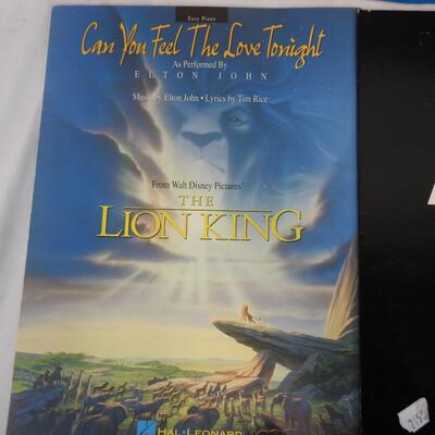 13 pc Music Book and Vinyls, Whitney Houston -to- No Jacket Required