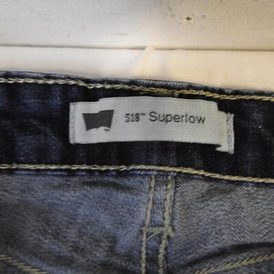 3 Pairs of Jeans, Size 7 - 9, Mudd, Calvin Klein, Levi's