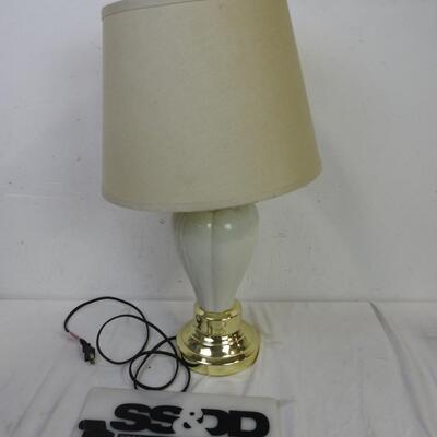 White & Gold Lamp, Works, 23