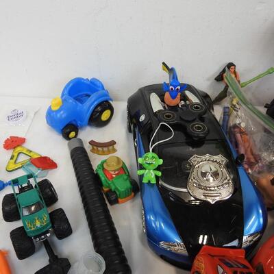 50+ Toy Lot, Lightning McQueen, Cars, Pencils and Pencil Case, Truck, etc