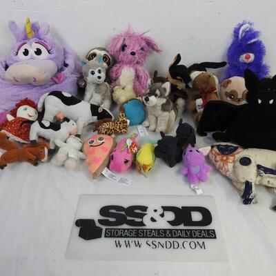 25+ Stuffed Animals: Unicorn, Dogs, Dogs, Cows, Wolf, Sloths, Sheep, and More