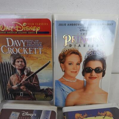 6 VHS Family Friendly Films: The Princess Brides to Lady and the Tramp