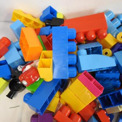 Assorted Lego and Megablock Toys, Duplo, Small Legos, Big Legos