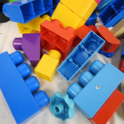 Assorted Lego and Megablock Toys, Duplo, Small Legos, Big Legos