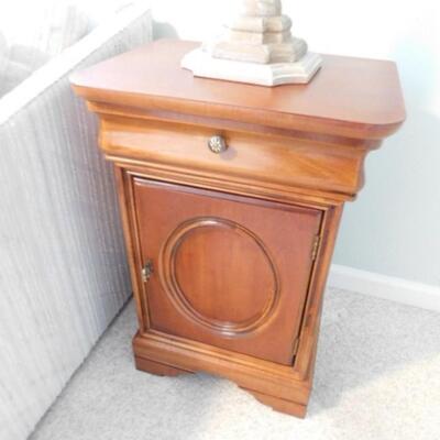 Solid Wood Single Drawer and Cabinet Design Lexington Brand Side Table Choice #2 of 2