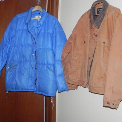 LOT 211  TWO MENS  COATS