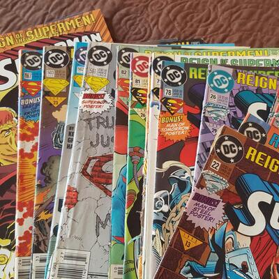 Stack of DC Comics - Reign of the Supermen!