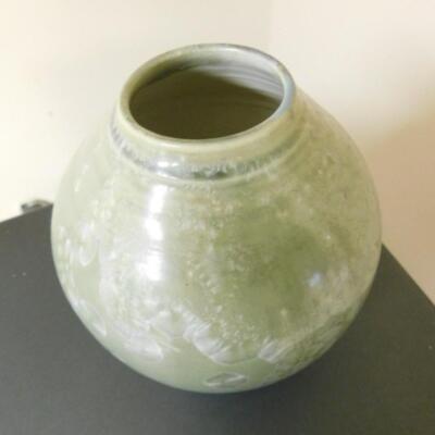 Hand Crafted Pottery Vase Signed Knudsui- A Must See!