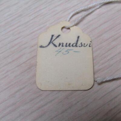 Hand Crafted Pottery Vase Signed Knudsui- A Must See!
