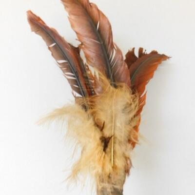 Hand Crafted Buffalo Rib Native American Dancing Stick