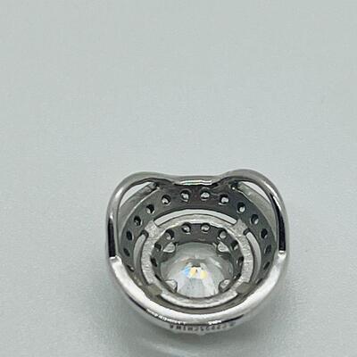 Lot 130: 3 crystal silvertone pendants and a goldtone Kitty