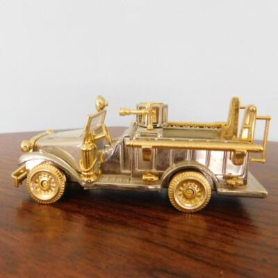 Platinum Miniature Clock 'Classic Fire Truck'