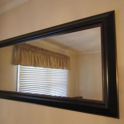 Large Framed Wall Mirror- Approx 61 1/2 x 26 1/2