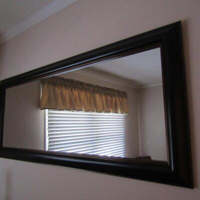 Large Framed Wall Mirror- Approx 61 1/2 x 26 1/2