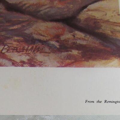 Mountian Lion Print, Remington Wildlife Art Collection, USA