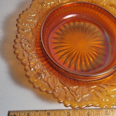 Vintage Amber Glass