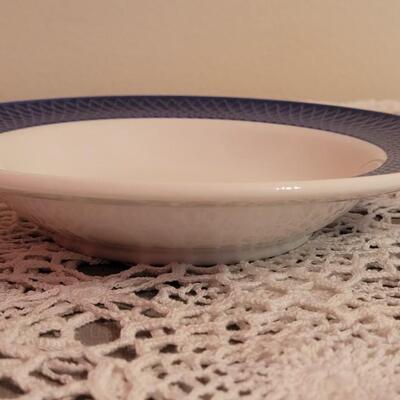 Lot 107:  (9) Windsor Browne Bowls and One Platter - All made in Italy