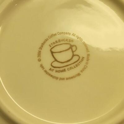 Lot 113: Set of 4 Starbucks Coffee Cups and Saucers