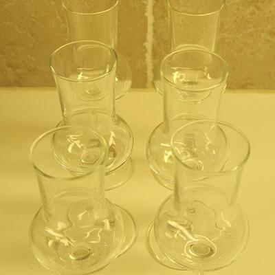 Lot 115: Set of 6 FIDENZA Grappa Glasses