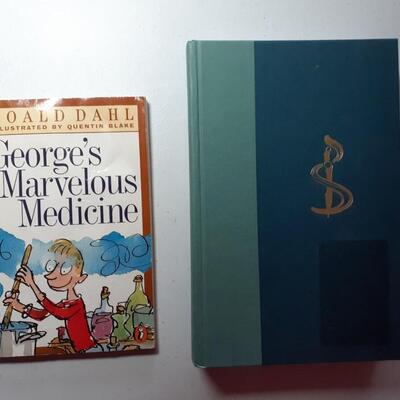 2 childrens books Lenen thumps and Georges marvelous medicine