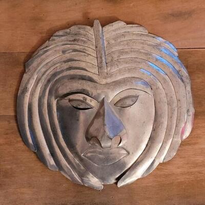 Lot 125: Vintage Mexican Folk Art Tin Head